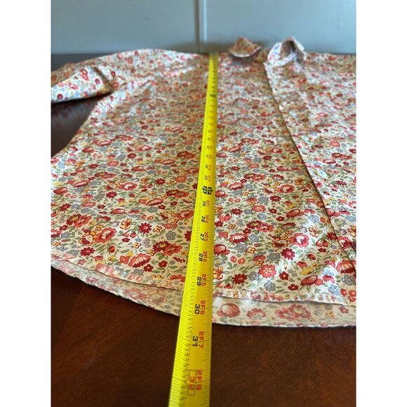 vintage Hilfiger Denim Red Label XL Floral Long-Sleeve Button-Up Shirt - Picture 8 of 11